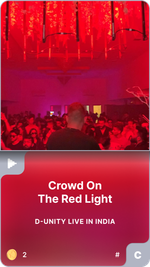 Crowd On The Red Light