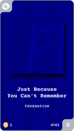Just Because You Can't Remember (Doesn't Mean You Didn't Dream Last Night)