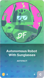 Autonomous Robot With Sunglasses