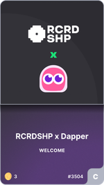 RCRDSHP x Dapper